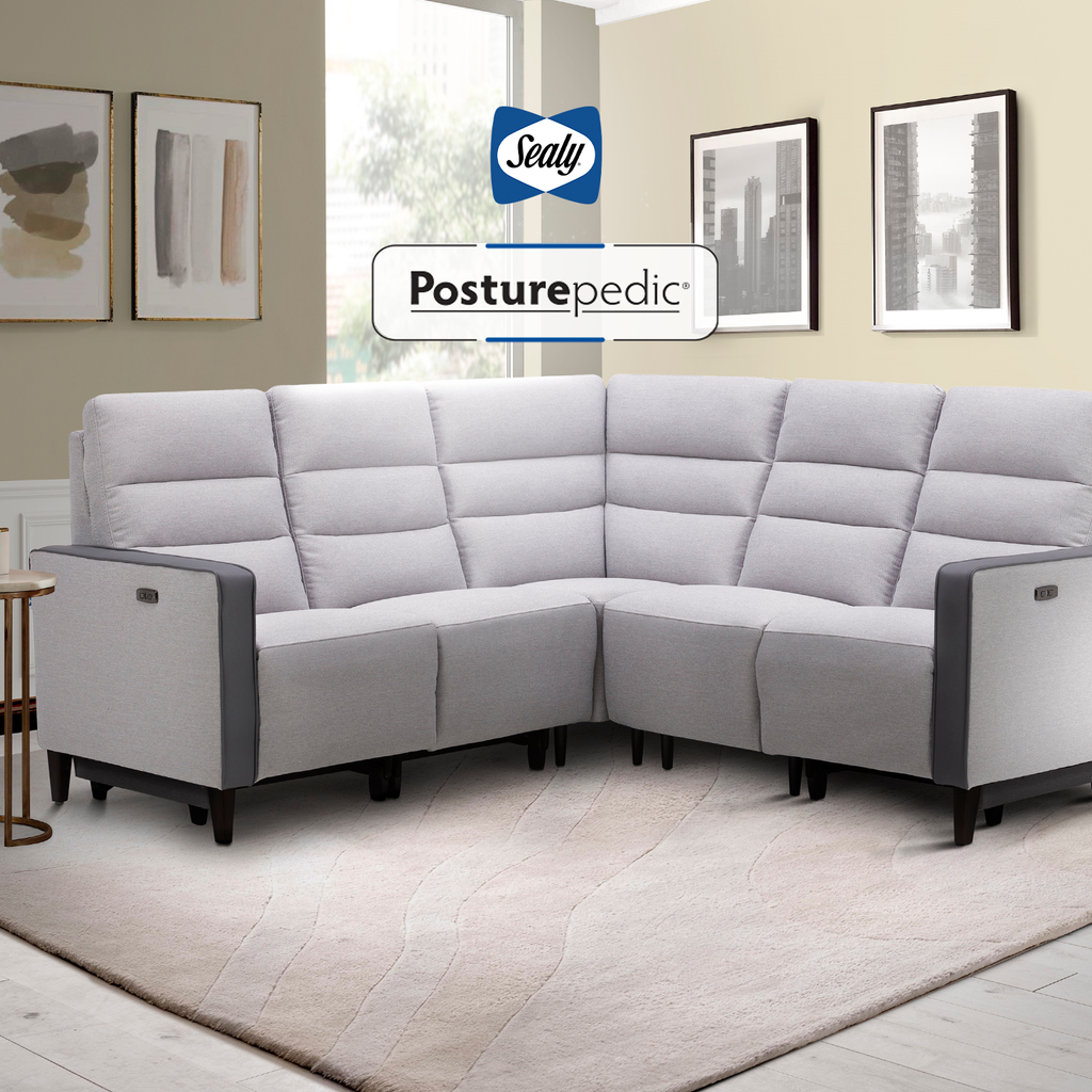 Owen Sectional, Sofa, Loveseat w Console (UPS)